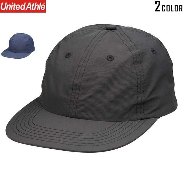 ★カートで割引対象品★【メーカー取次】 United Athle ユナイテッドアスレ ナイロン アーバンフィット ベースボール キャップ [9673] 帽子【T】