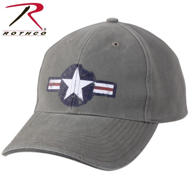★カートで割引対象品★ROTHCO ロスコ Vintage Air Corps Logo Low Profile Cap【9714】【T】