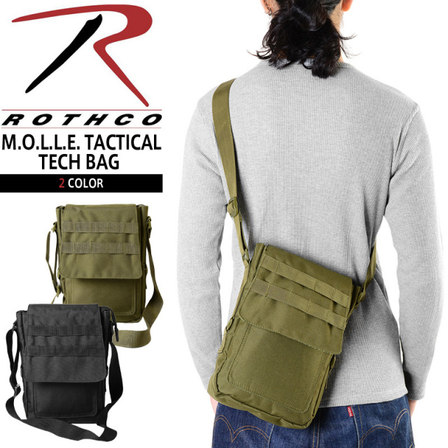 ★カートで割引対象品★ROTHCO ロスコ 9760 M.O.L.L.E. TACTICAL TECH バッグ 2色【T】