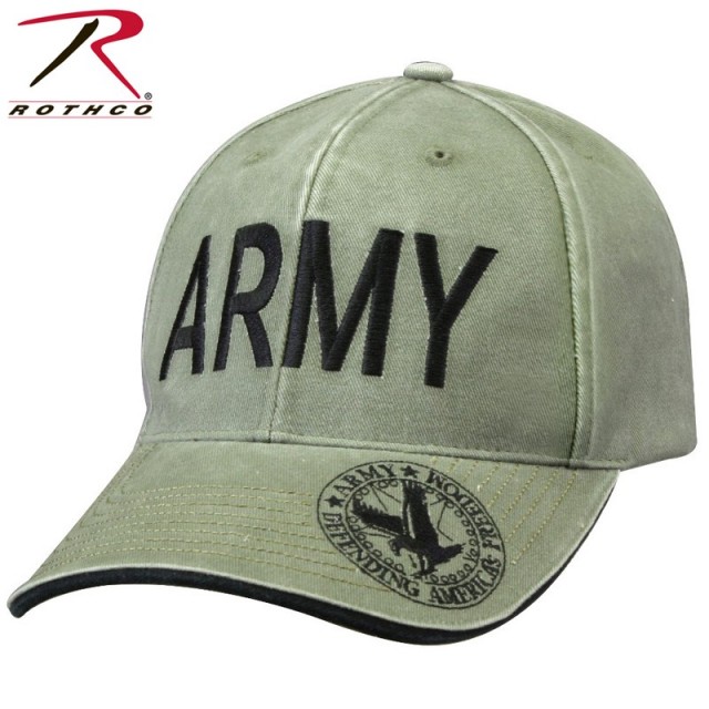 ★カートで割引対象品★ROTHCO ロスコ  Vintage Deluxe Low Profile Cap ARMY OLIVE 【9888】【T】