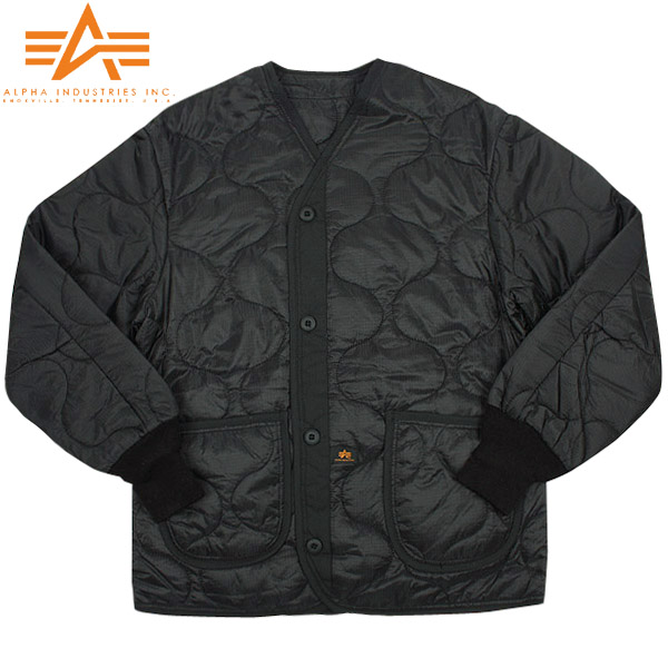 ★只今25％OFF★【即日出荷対応】ALPHA アルファ M-65 フィールドジャケット用ライナー ブラック 2065-001 アルファインダストリーズ【T】