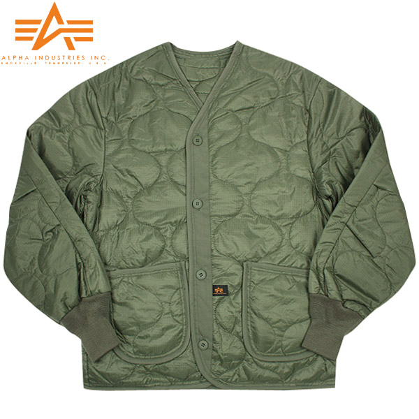 ★只今25％OFF★ALPHA アルファ M-65 フィールドジャケット用ライナー OD 2065-021 アルファインダストリーズ【T】