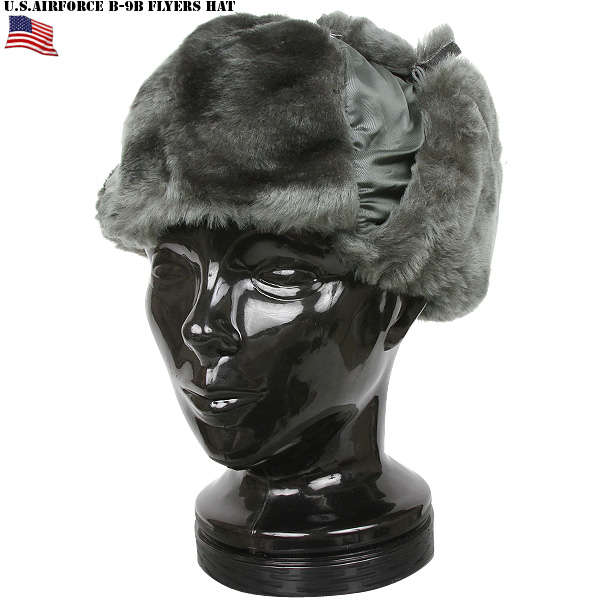 ★割引中15％OFF★実物 新品 米軍 USAF B-9B WINTER FLYER'S HELMET HAT 米軍放出品 フライヤーズハット【キャンペーン対象外】【T】ミリタリー