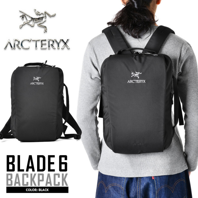 【正規取扱店】ARC'TERYX アークテリクス BLADE 6 バックパック BLACK【キャンペーン対象外】【T】