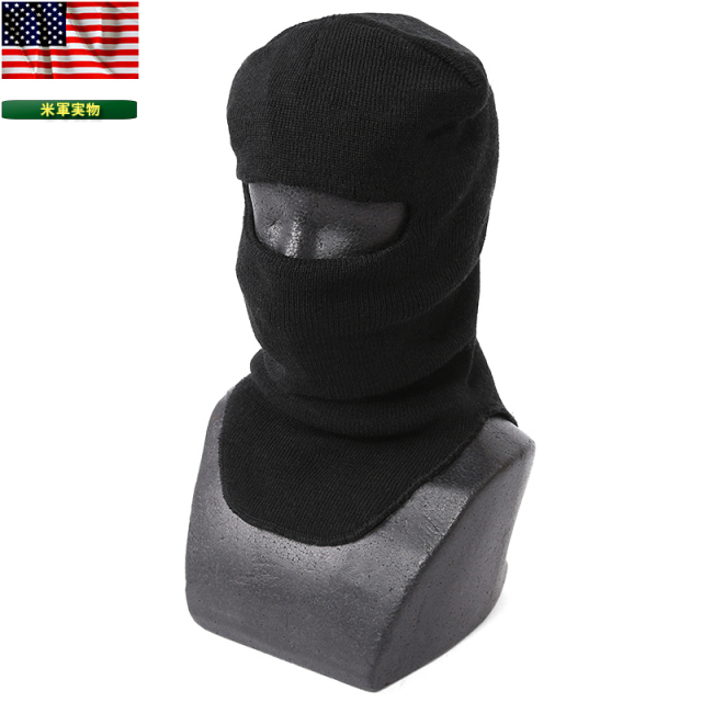 実物 新品 米軍 Extended Cold Weather バラクラバ Black 米軍放出品【キャンペーン対象外】【T】ミリタリー
