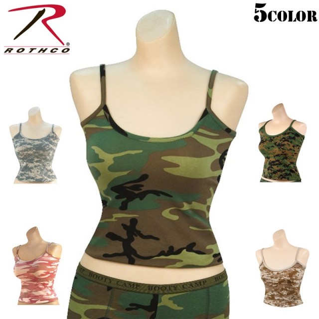 ★カートで割引対象品★ROTHCO ロスコ レディース CAMO タンクトップ【T】
