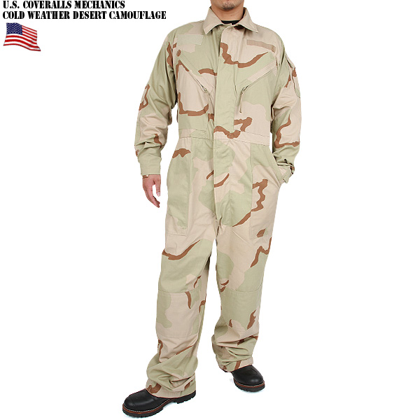 実物 新品 米軍メカニックカバーオール COLD WEATHER デザート3カラー 米軍放出品ミリタリーファッション 軍パン 軍服【キャンペーン対象外】【T】
