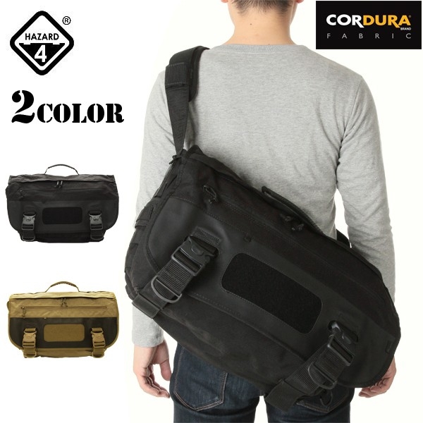 HAZARD4 メッセンジャーバッグ ディフェンスクーリエ ミリタリー ブラック HAZARD4 ハザード4 DEFENSE COURIER TACTICAL LAPTOP-MESSENGER