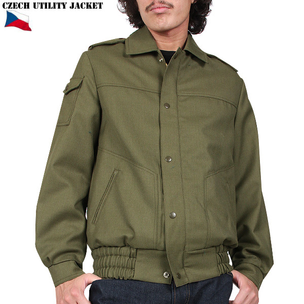 実物 新品 チェコ軍 ユーティリティージャケット OLIVE 表記92ミリタリーファッション 軍服【キャンペーン対象外】【T】