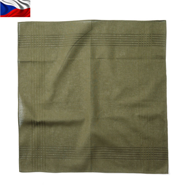 ☆今だけ15%OFF☆【ネコポス便対応】実物 新品 チェコ軍ハンカチ【キャンペーン対象外】【T】ミリタリー