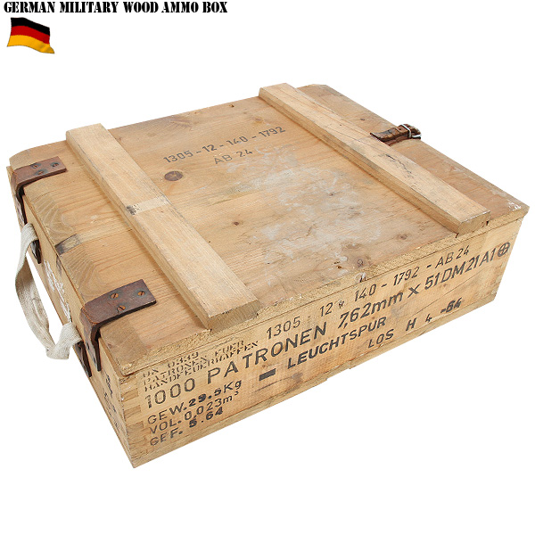 実物 ドイツ軍木製アンモボックス 弾薬箱【キャンペーン対象外】【T】ミリタリー