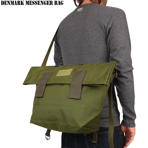 実物 デンマーク軍メッセンジャーバッグ【キャンペーン対象外】【T】ミリタリー