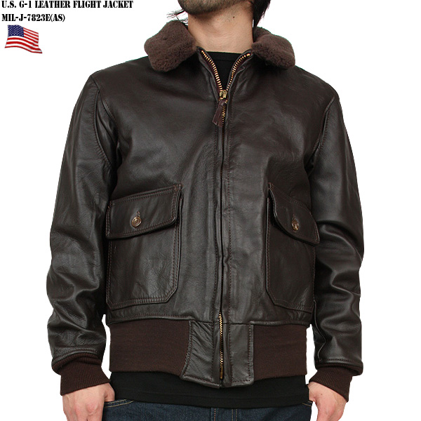 実物 新品 米軍現用 G-1 レザーフライトジャケット 米軍放出品ミリタリーファッション 軍服【キャンペーン対象外】【T】
