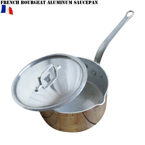 実物 新品 フランス軍 BOURGEAT製 アルミソースパン【キャンペーン対象外】【T】ミリタリー