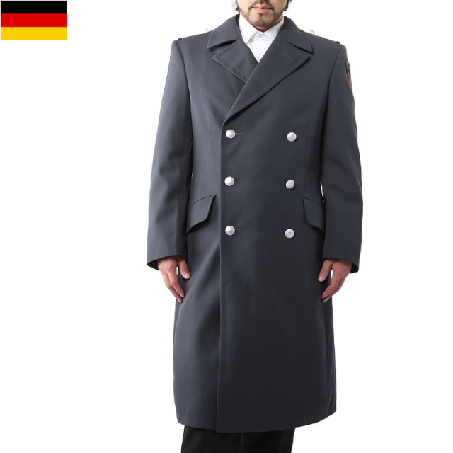 実物 新品 ドイツ軍グレーオーバーコート 