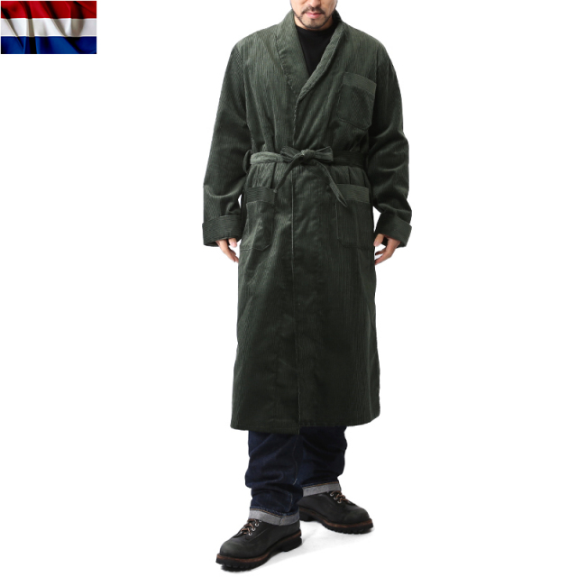 実物 新品 オランダ軍コーディロイ ローブ Sサイズミリタリーファッション 軍服【キャンペーン対象外】【T】