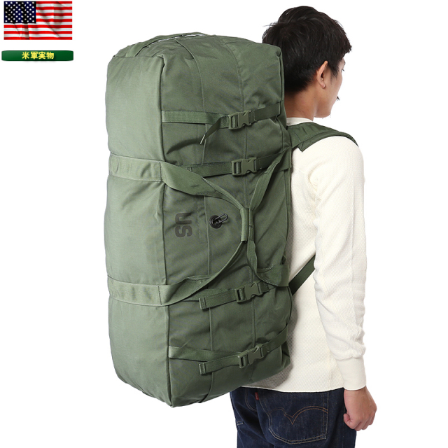 実物 新品 米軍トランスポートダッフルバッグ OD #1【キャンペーン対象外】 米軍放出品【T】ミリタリー