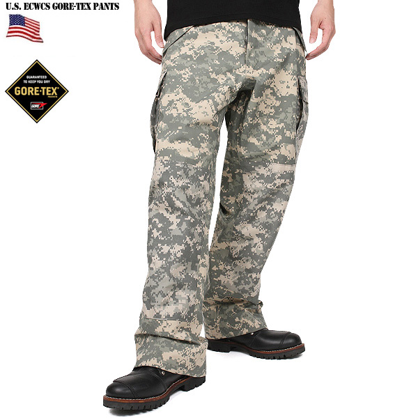 実物 新品 米軍ECWCS Gen2（第2世代）ACU GORE-TEXパンツ ゴアテックス 米軍放出品ミリタリーファッション 軍パン 軍服【キャンペーン対象外】【T】