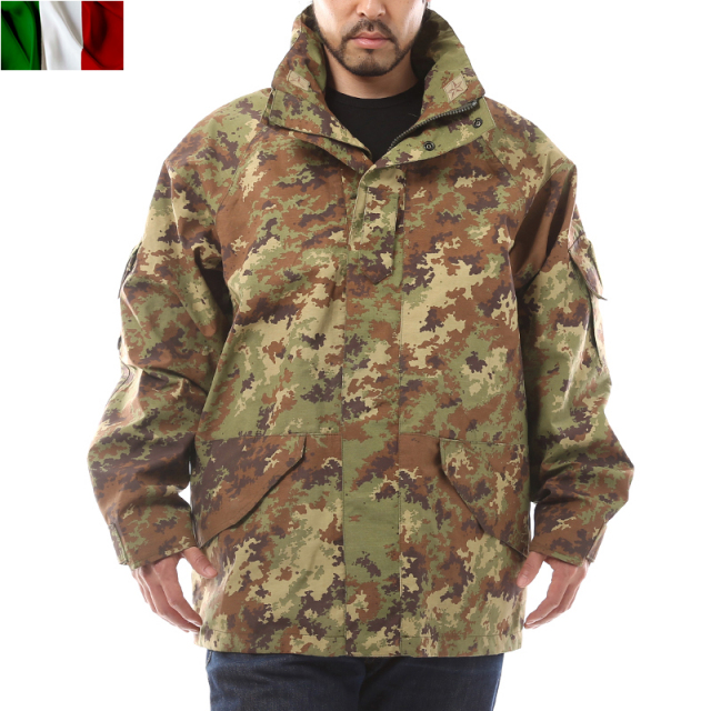 実物 イタリア軍ウォータープルーフジャケットミリタリーファッション 軍服【キャンペーン対象外】【T】
