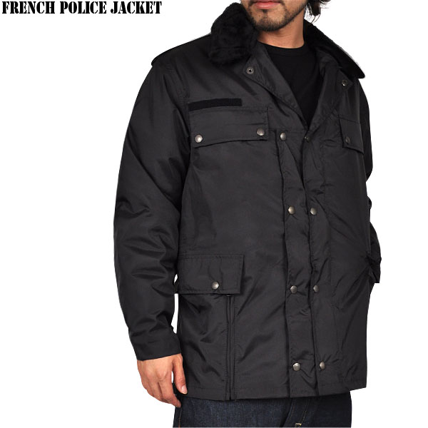 フランスポリスジャケット フランス警察 ウォータープルーフ ポリスジャケット (Dead Stock
