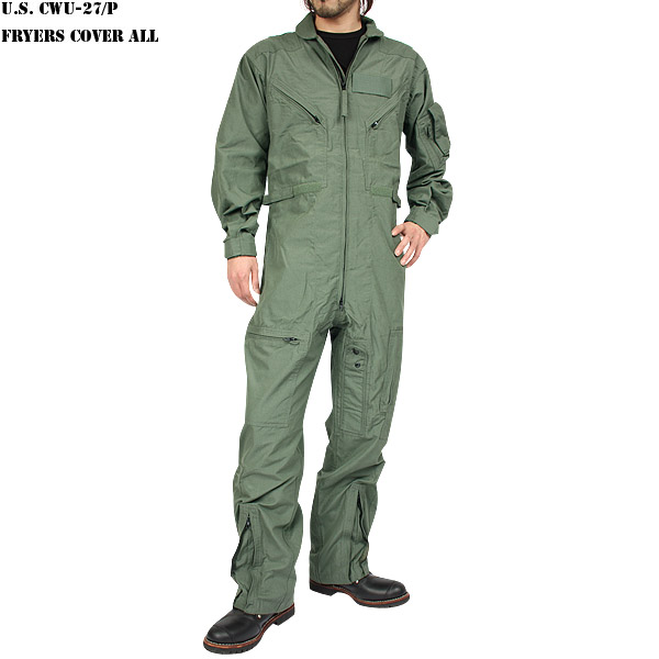 米軍放出品1　CWU-27P　サイズ42L 米軍デッドストック CWU-27P フライトスーツ | 42L - ミリタリー