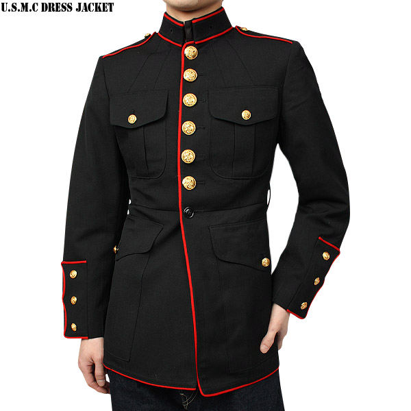 実物 新品 米軍USMC (米海兵隊) ドレスジャケット 米軍放出品ミリタリーファッション 軍服【キャンペーン対象外】【T】