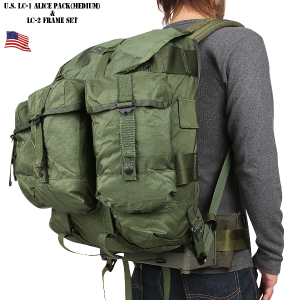 US 米軍 LC-2 ALICE パックMEDIUM LC-2 フレームセット 米軍放出品 アリスパック ミリタリーショップ 通販