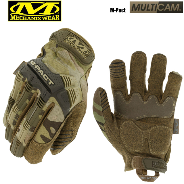 ★カートで割引対象品★【即日出荷対応】【ネコポス便対応】Mechanix Wear メカニックス ウェア M-Pact Glove　MultiCam 手袋【T】