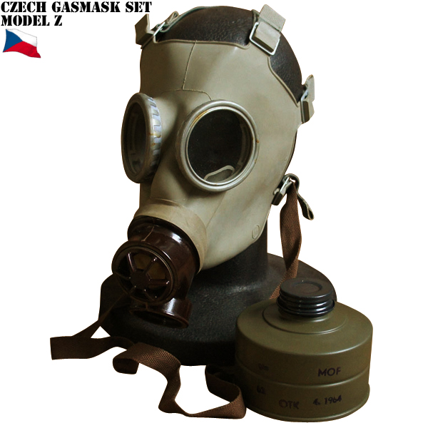 実物 新品 チェコ軍 専用バッグ付 MODEL Z ガスマスクセット【キャンペーン対象外】【T】ミリタリー