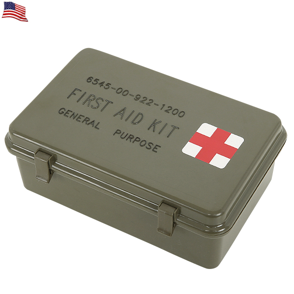 実物 新品 米軍FIRST AID KIT MEDICALボックス 米軍放出品 メディカルボックス【キャンペーン対象外】【I】ミリタリー