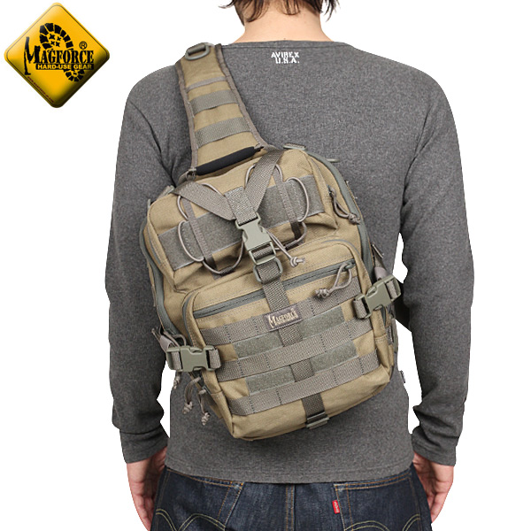 ★カートで割引対象品★MAGFORCE マグフォース MF-0423　Humberg14x11 KHAKI/FOLIAGE スリングバック【T】