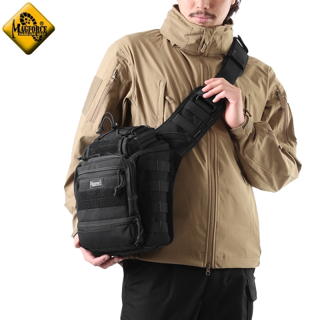 【8月25日前後で発送予定】★カートで割引対象品★MAGFORCE マグフォース MF-0424 Gannet Versipack ショルダーバッグ BLACK【T】