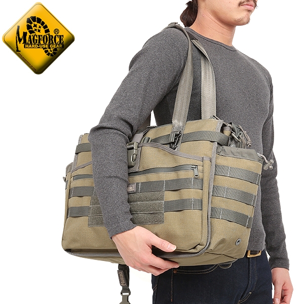 ★カートで割引対象品★MAGFORCE マグフォース MF-0482 タクティカル トートバッグ KHAKI/FOLIAGE ポーチ【T】