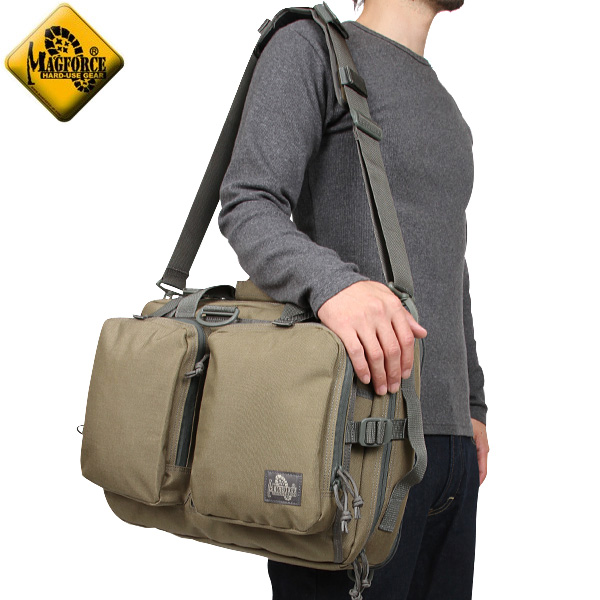 【8月25日前後で発送予定】★カートで割引対象品★MAGFORCE マグフォース MF-2222 TYD Combo 3WAYブリーフケース KHAKI/FOLIAGE【T】