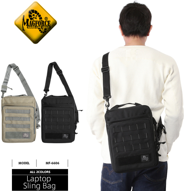 ★カートで割引対象品★MAGFORCE マグフォース MF-6606 Laptop Sling Bag 2色 スリングバック【T】