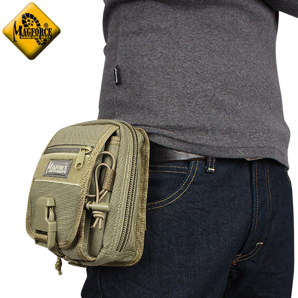 ★カートで割引対象品★MAGFORCE マグフォース MF-0315 M-5 Waistpack KHAKI ウエストバック【T】