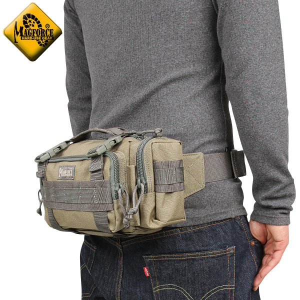 ★カートで割引対象品★MAGFORCE マグフォース MF-0402 Proteus Waistpack KHAKI/FOLIAGE ウエストバック【T】