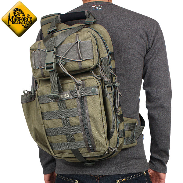 ★カートで割引対象品★MAGFORCE マグフォース MF-0431 Archer SLING BAG KHAKI/FOLIAGE スリングバック【T】