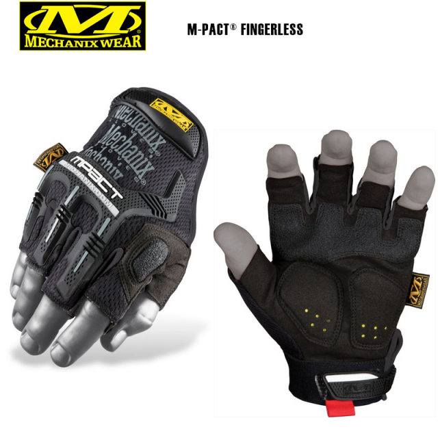 ★カートで割引対象品★【即日出荷対応】【ネコポス便対応】Mechanix Wear メカニックス ウェア M-Pact Fingerless Glove 手袋【T】