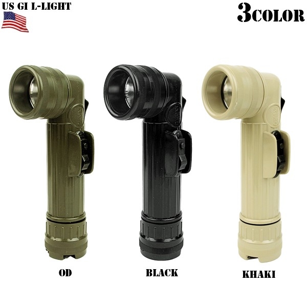 実物 新品 米軍 G.I. L型ライト MX-991 3色 米軍放出品【キャンペーン対象外】【T】ミリタリー