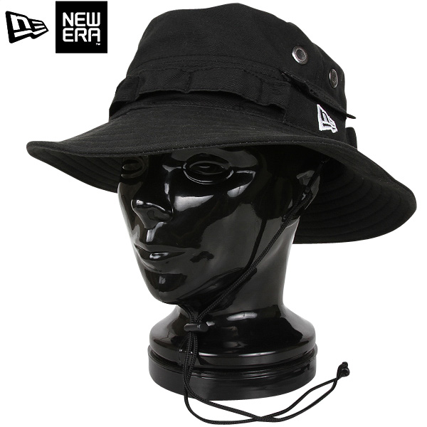 ★只今10％OFF★【メーカー取次】NEW ERA ニューエラ ADVENTURE DUCK COTTON ハット BLACK 14524834【T】