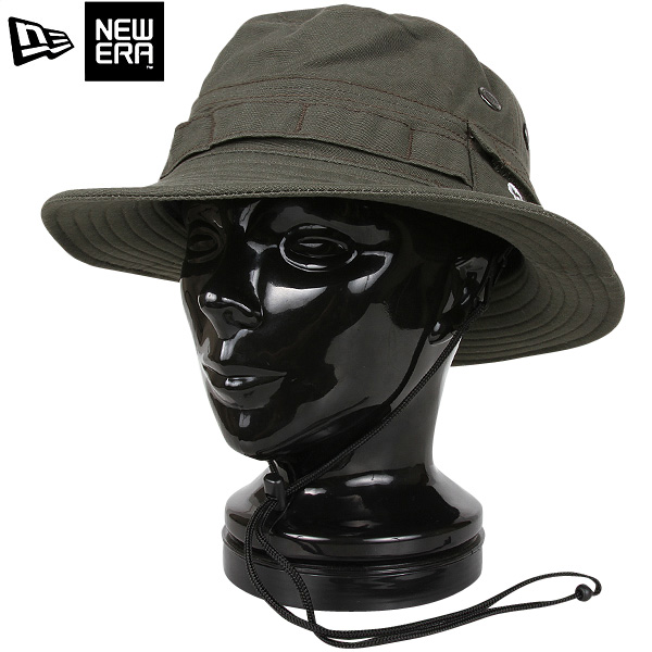 ★只今10％OFF★【メーカー取次】NEW ERA ニューエラ ADVENTURE DUCK COTTON ハット OLIVE 14524832【R】