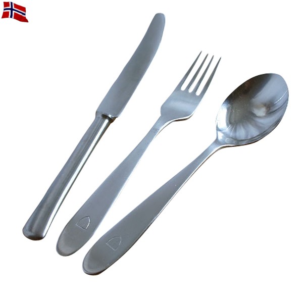 ★割引中15％OFF★実物 新品 ノルウェー軍 カトラリー（ナイフ・フォーク・スプーン）【キャンペーン対象外】【T】ミリタリー