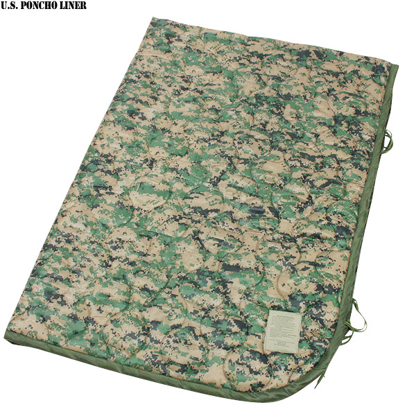 新品米軍放出 ポンチョライナー 海兵隊用MARPAT #2【キャンペーン対象外】【T】ミリタリー