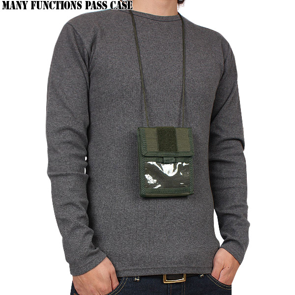 ★セール★多機能　パスケース オリーブ【Zo】【T】