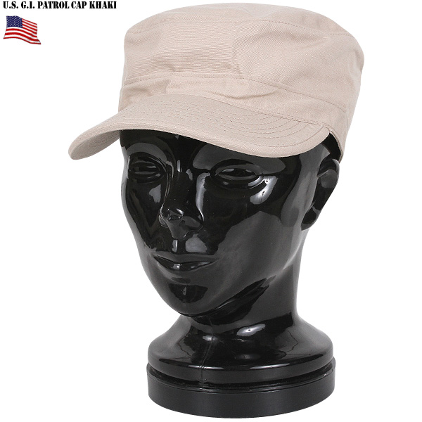 実物 新品 米軍 パトロールキャップ KHAKI 7 1/4サイズ 米軍放出品【キャンペーン対象外】【T】ミリタリー