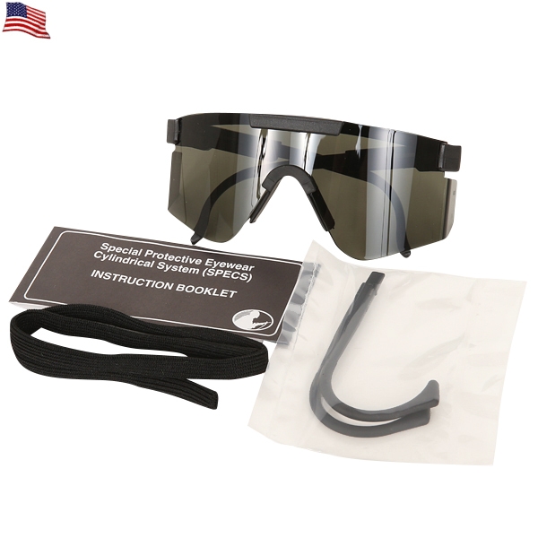 実物 新品 米軍 SPECIAL PROTECTIVE EYEWEAR SMOKE 米軍放出品 ゴーグル【キャンペーン対象外】【T】ミリタリー