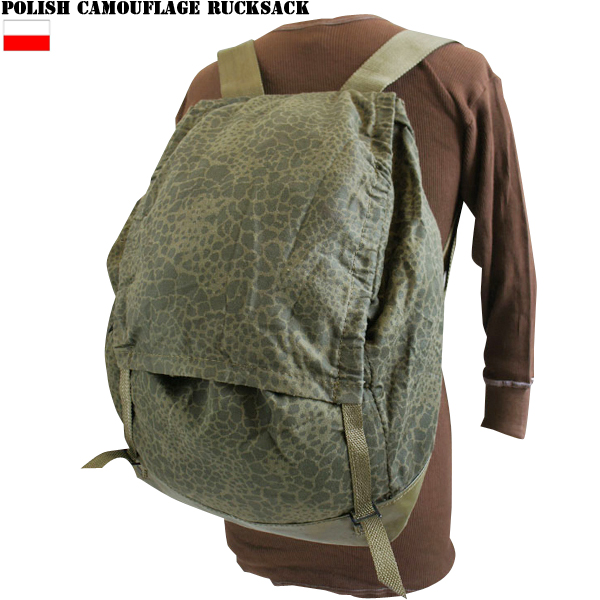 実物 新品 ポーランド軍リュックサック PUMA迷彩【キャンペーン対象外】【T】ミリタリー