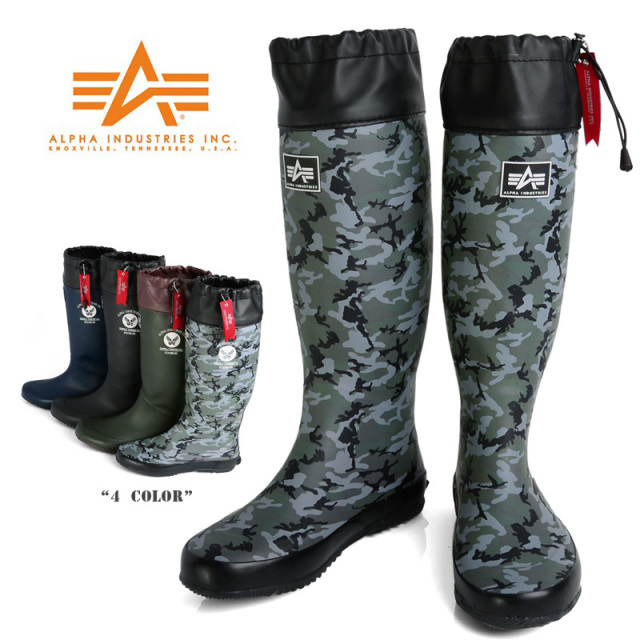 ALPHA INDUSTRIES アルファインダストリーズ ブーツ　25 ALPHA アルファインダストリーズのブーツ、シューズ 通販なら