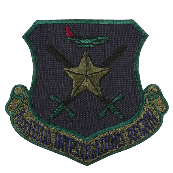 【ネコポス便対応】実物 新品 米軍4TH FIELD INVESTIGATIONS REGION パッチ 米軍放出品 ワッペン【キャンペーン対象外】【T】ミリタリー